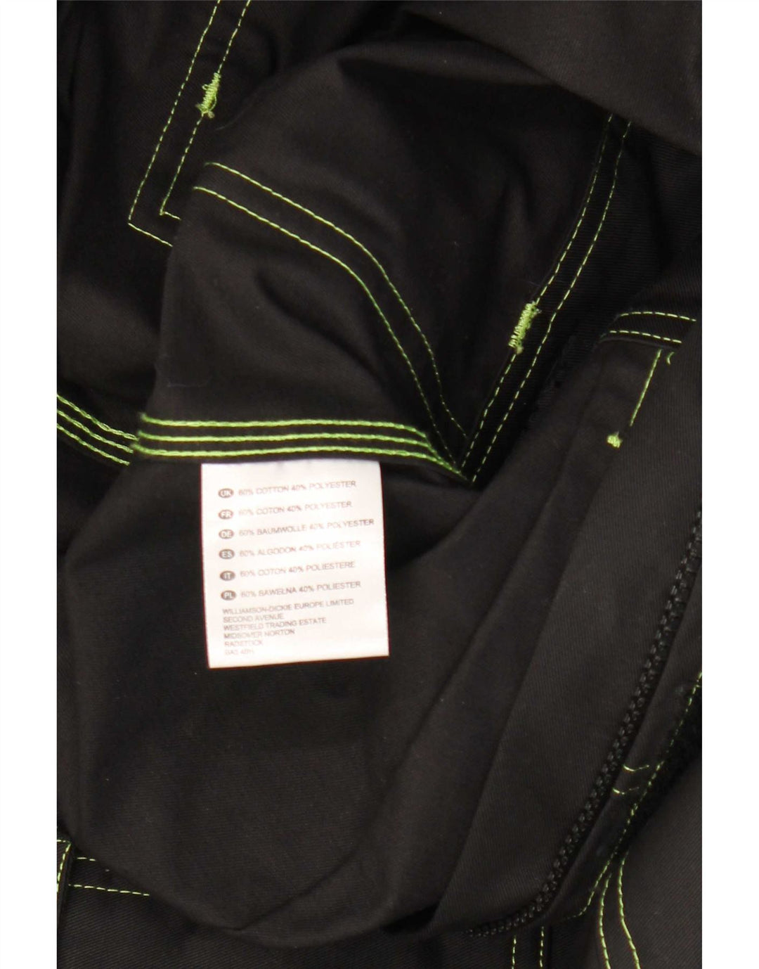 Dickies Mens Utility Jacket UK 42 XL Black Cotton