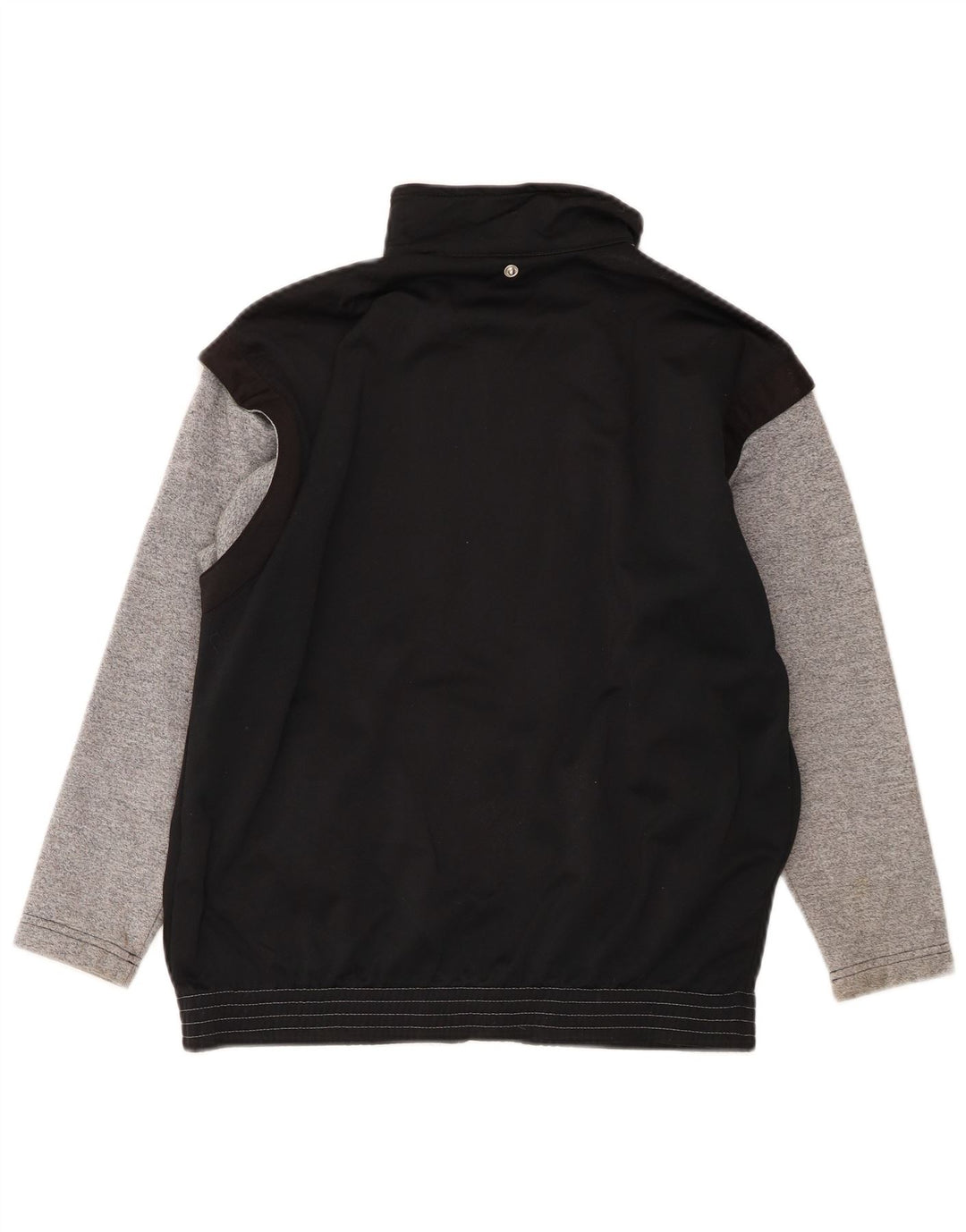 Champion Boys Tracksuit Top Jacket 13-14 Years Black Colourblock Polyester