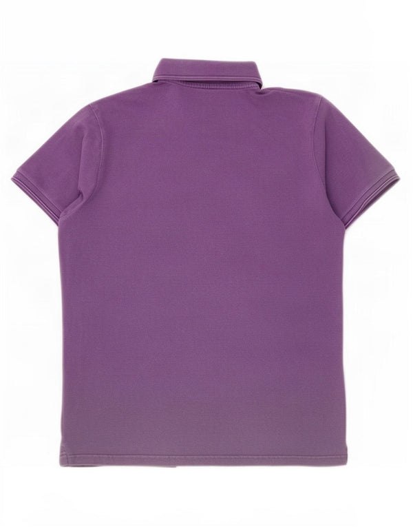 North Sails Mens Polo Shirt Large Purple Cotton