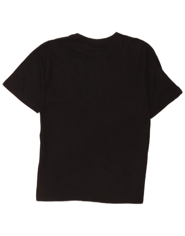 Reebok Mens T-Shirt Top Large Black Cotton