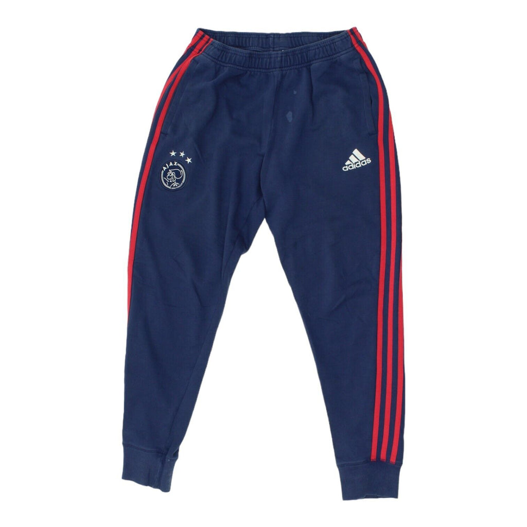 AFC Ajax 2017 Adidas Mens Navy Sweatpants | Dutch Football Sports Track Pants | Vintage Messina Hembry | Thrift | Second-Hand Messina Hembry | Used Clothing | Messina Hembry 