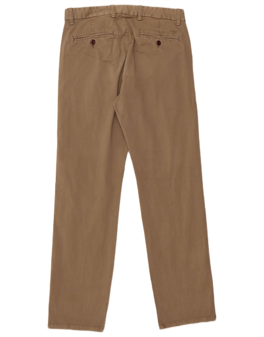 Gant Mens New Haven Regular Fit Straight Chino Trousers W30 L32 Brown