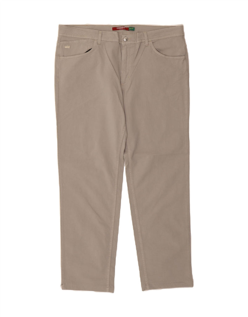 CARRERA Mens Regular Fit Casual Trousers W40 L30 Grey Cotton Vintage Carrera and Second-Hand Carrera from Messina Hembry 