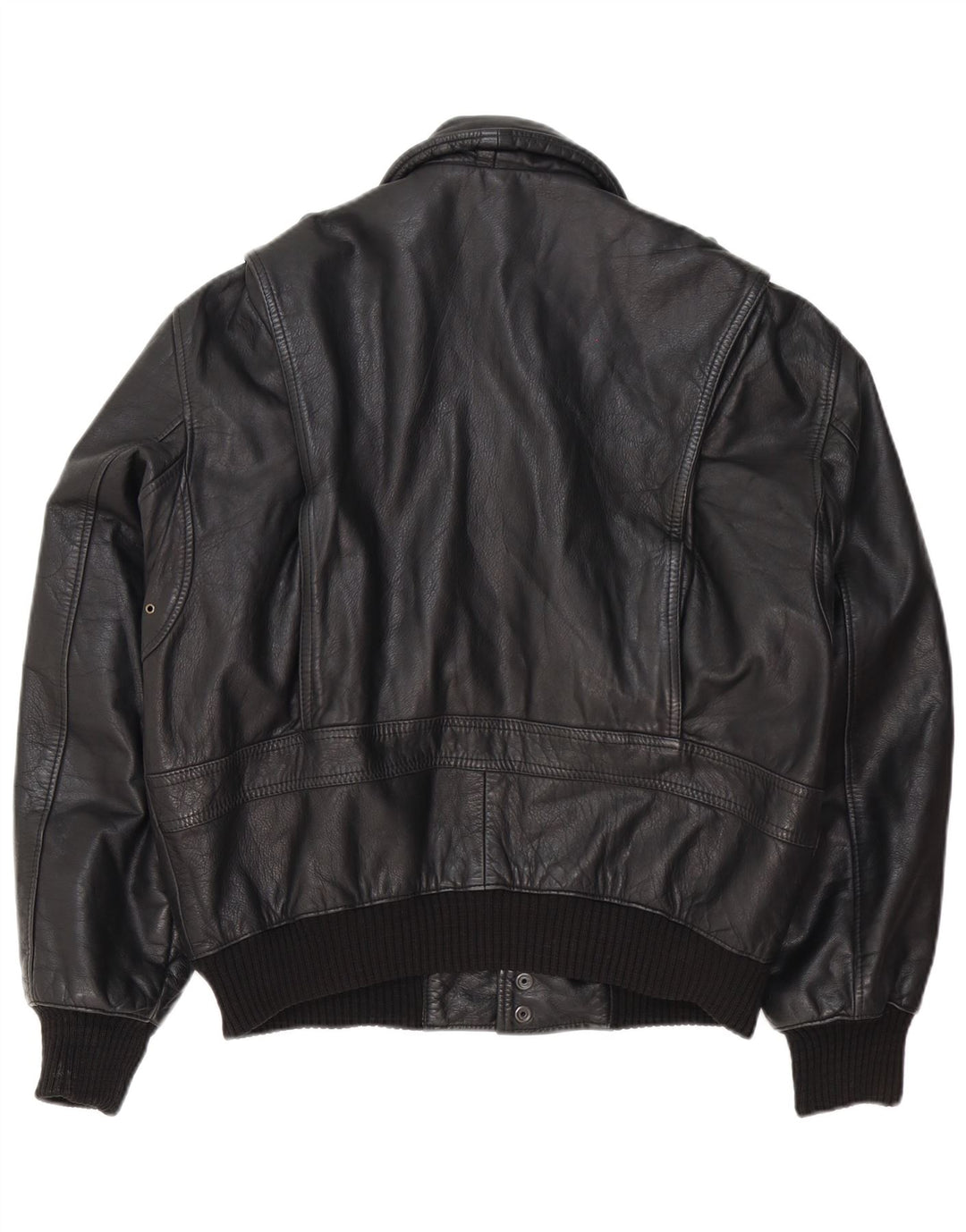 Forester Mens Military Leather Jacket IT 50 Large Black