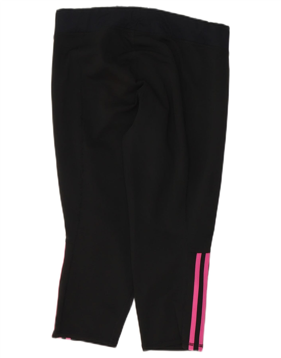 ADIDAS Womens Capri Leggings UK 16/18 Large  Black
