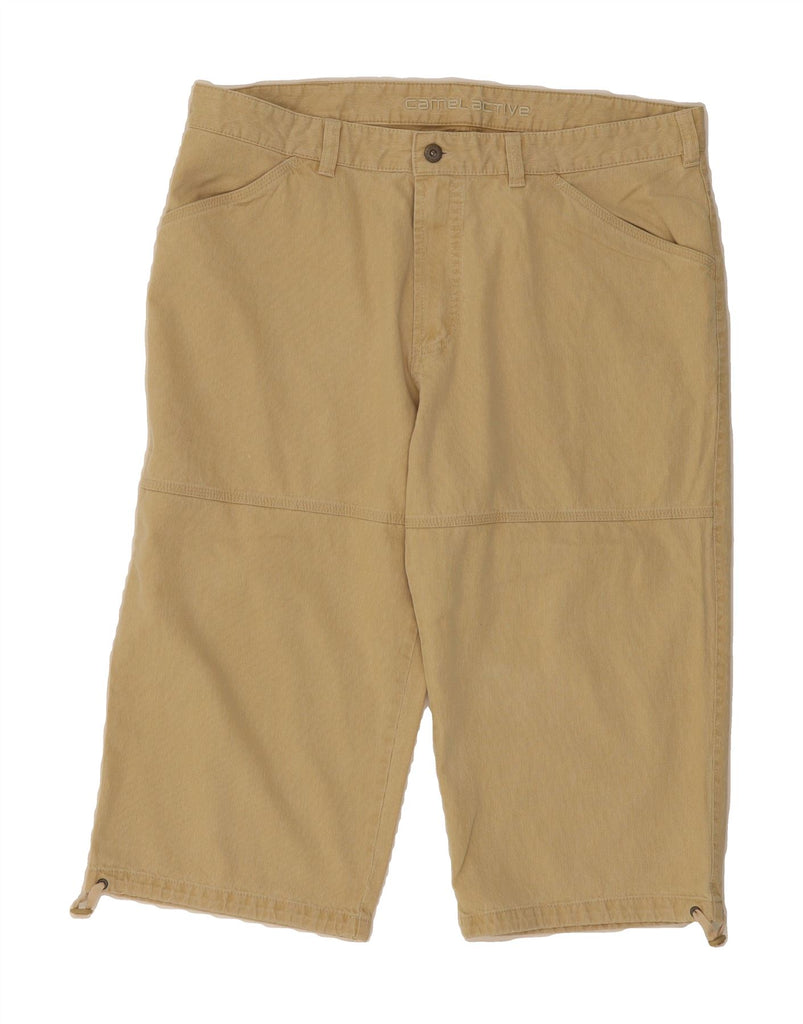 CAMEL ACTIVE Mens Capri Corduroy Trousers IT 56 3XL W40 Beige Cotton Vintage Camel Active and Second-Hand Camel Active from Messina Hembry 