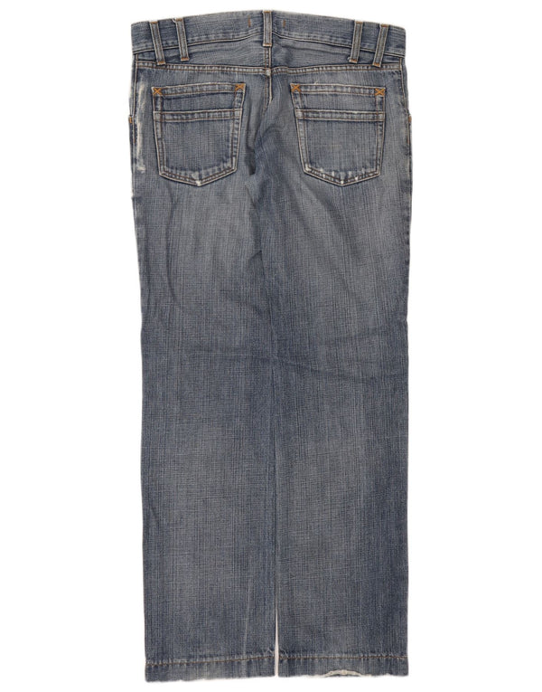 Dolce & Gabbana Mens Distressed Straight Jeans IT 48 Medium W32 L33 Blue