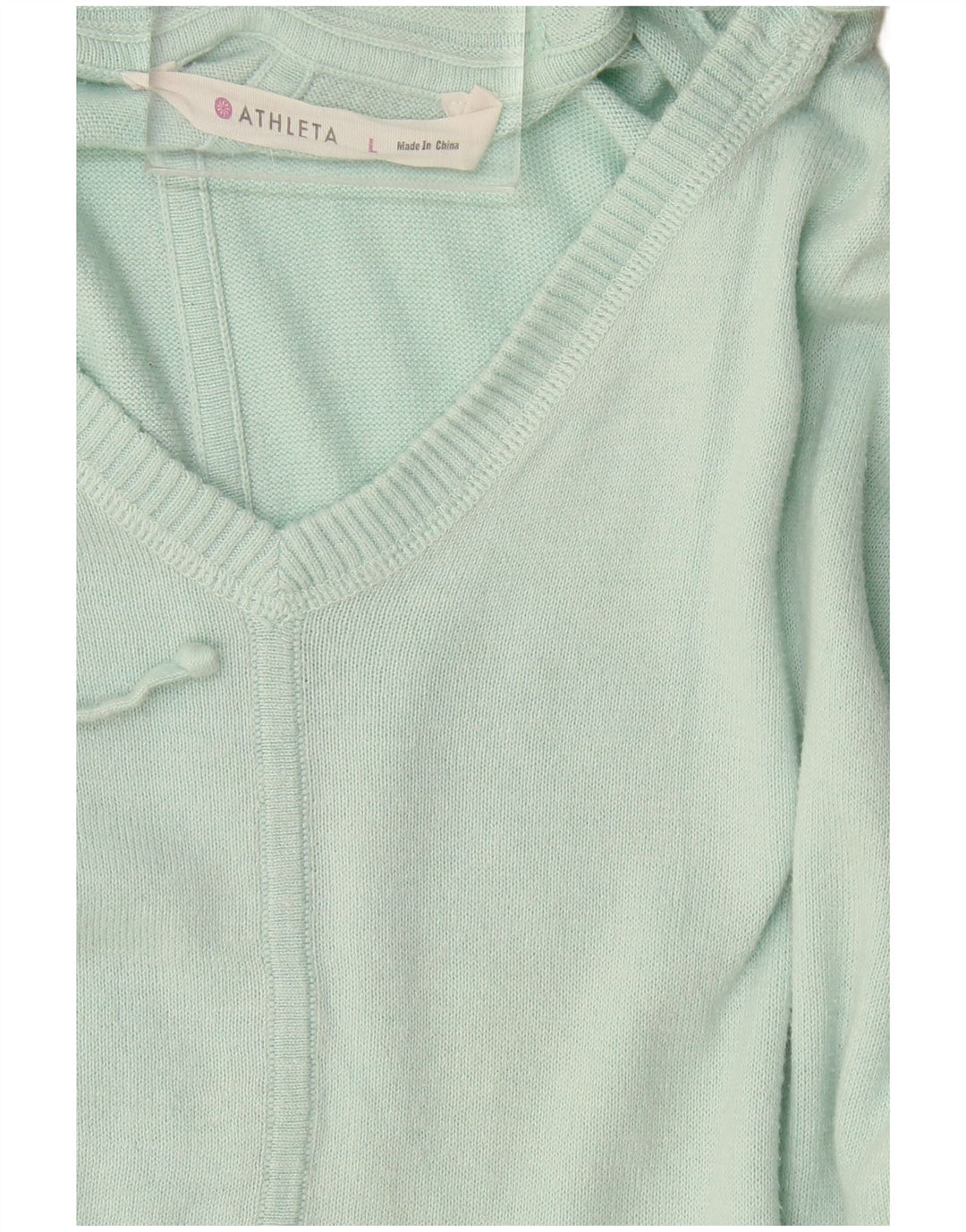 Athleta Womens Hooded Oversized Jumper Sweater UK 16 Large Turquoise