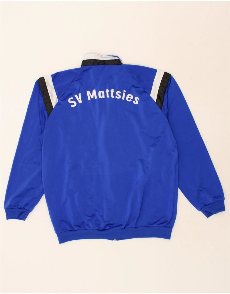 ADIDAS Mens SV Mattsies Graphic Tracksuit Top Jacket Medium Blue Vintage Adidas and Second-Hand Adidas from Messina Hembry 