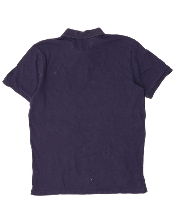 Gap Mens Polo Shirt Medium Navy Blue Cotton