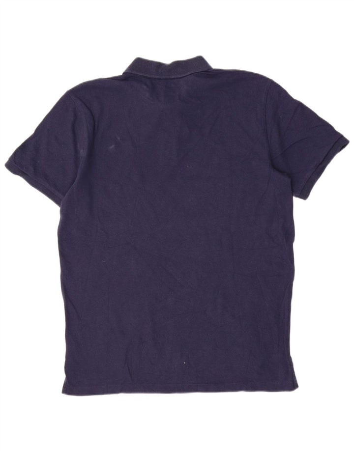 Gap Mens Polo Shirt Medium Navy Blue Cotton