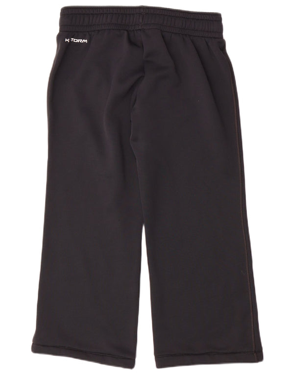 UNDER ARMOUR Womens Crop Tracksuit Trousers UK 10 Small  Black
