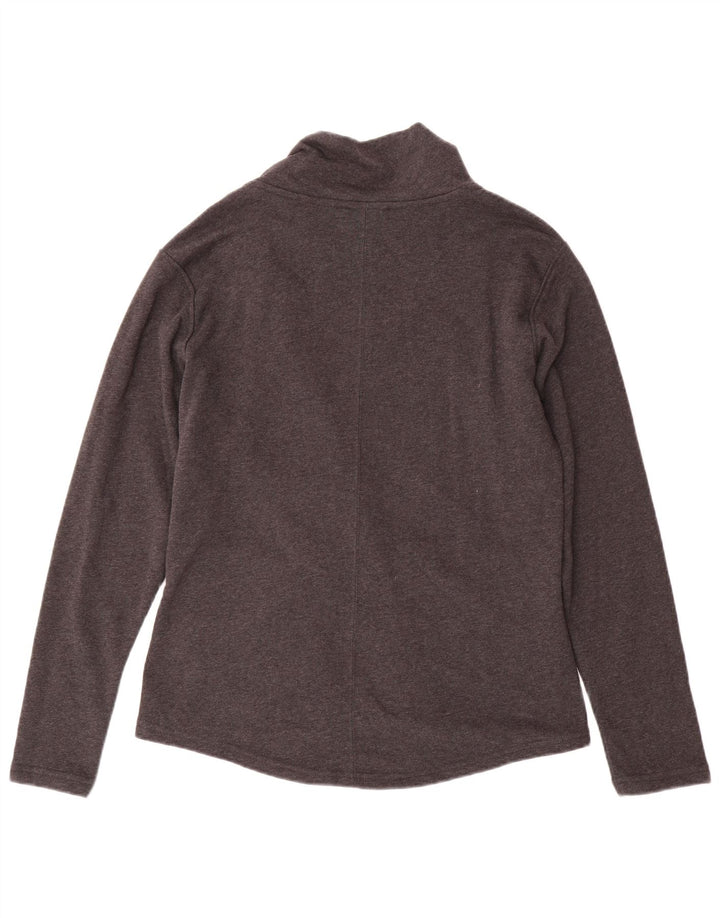 PUMA Womens Tracksuit Top Jacket UK 14 Large Grey Cotton