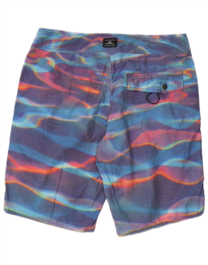 O'Neill Mens Swimming Shorts Medium  Multicoloured Tie Dye Polyester