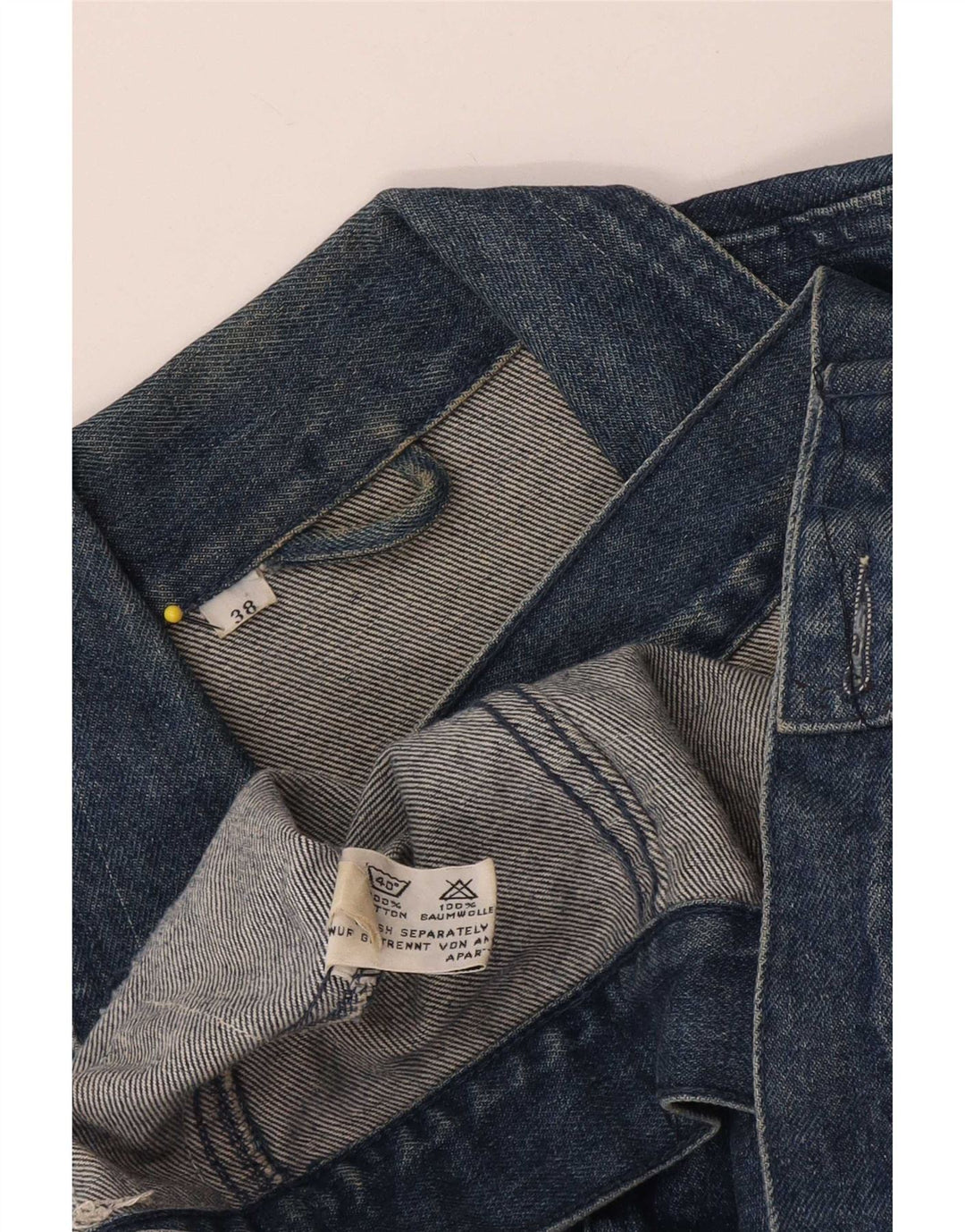 Esprit Mens Denim Jacket UK 38 Medium Blue Cotton