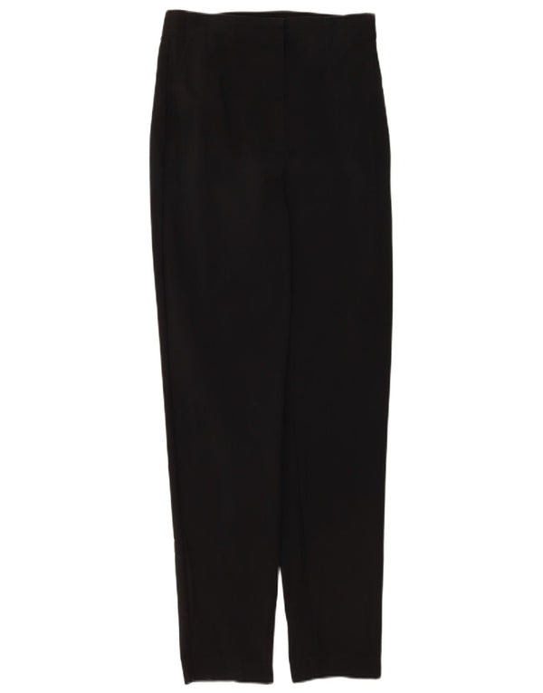 Marks & Spencer Womens High Waist Skinny Trousers UK 10 SmallW30 L31 Black