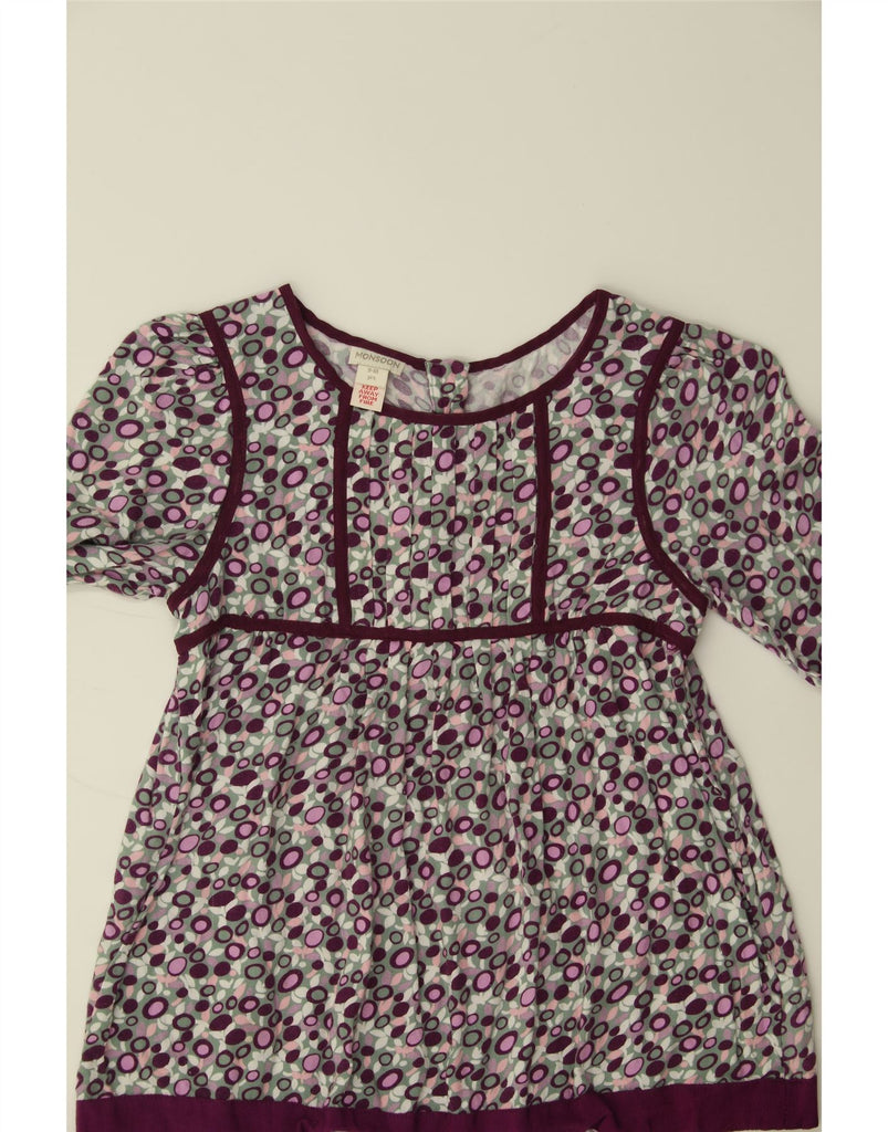 MONSOON Girls Long Sleeve Blouse Top 9-10 Years Purple Spotted Cotton Vintage Monsoon and Second-Hand Monsoon from Messina Hembry 