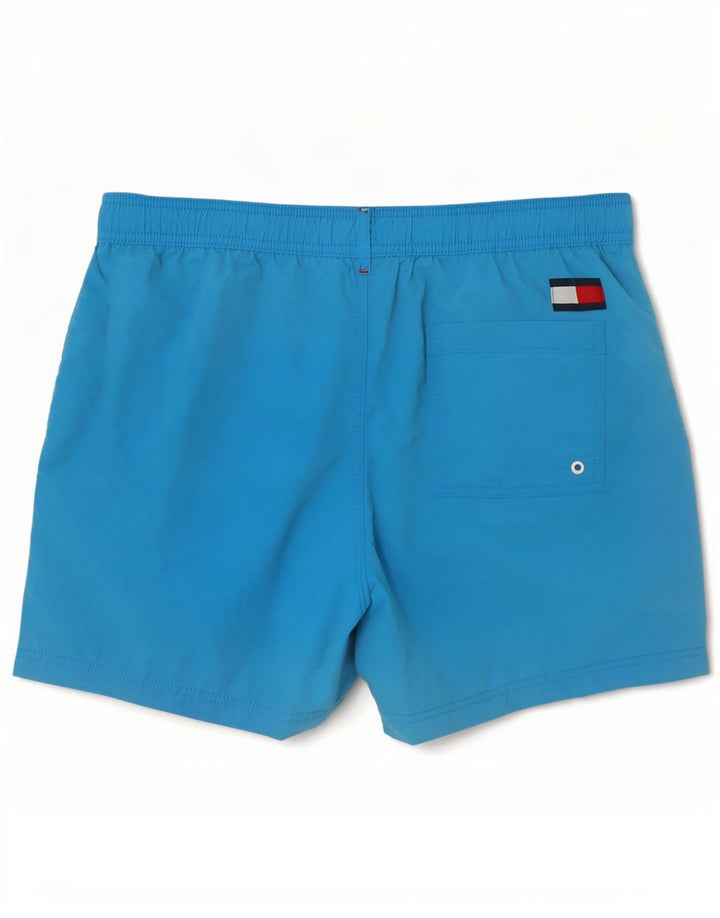 Tommy Hilfiger Mens Slim Fit Swimming Shorts Large Blue Polyamide