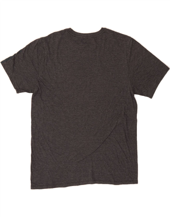HURLEY Mens Graphic T-Shirt Top Large Grey Polyester Vintage Hurley and Second-Hand Hurley from Messina Hembry 