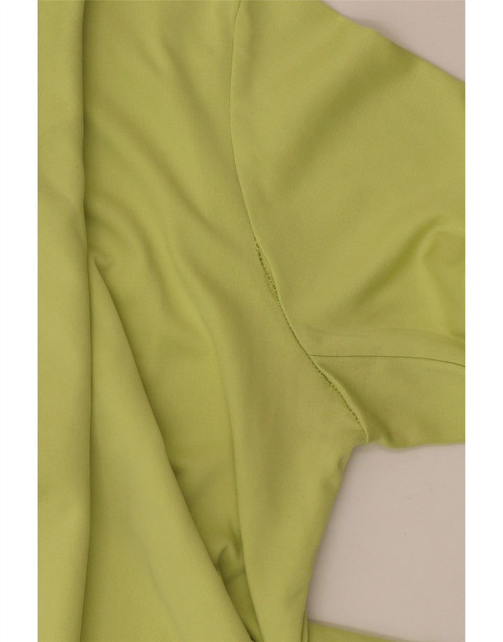 Nike Womens Dri Fit Graphic Pullover Tracksuit Top UK 14 Medium Green