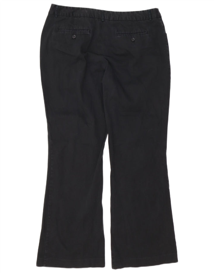 MOSSIMO Womens Bootcut Casual Trousers US 16 2XL W38 L32 Black Cotton