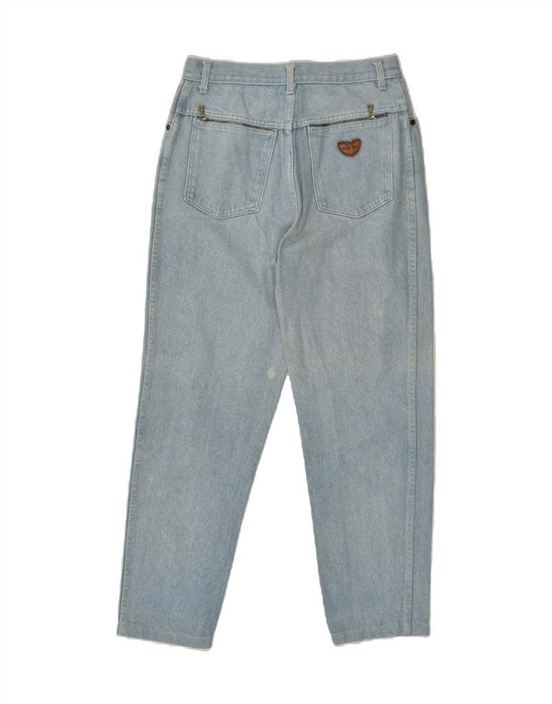 POP 84 Womens High Waist Tapered Jeans W28 L26 Blue Cotton Vintage POP 84 and Second-Hand POP 84 from Messina Hembry 