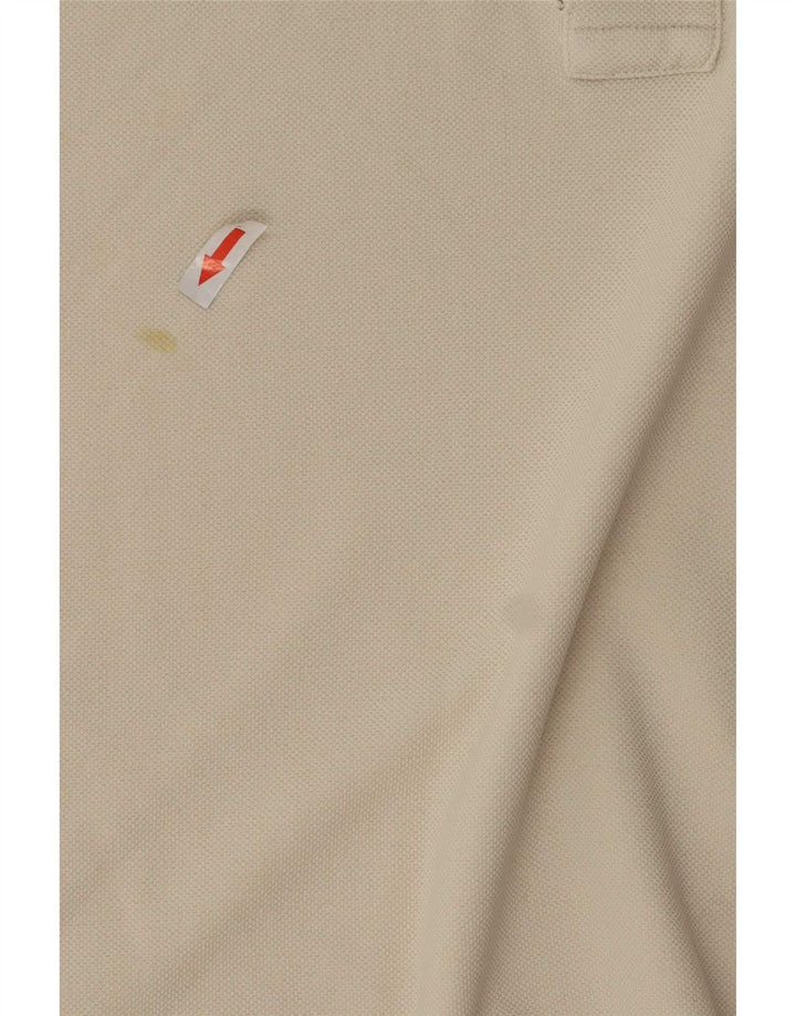 Tommy Hilfiger Mens Polo Shirt Large Beige