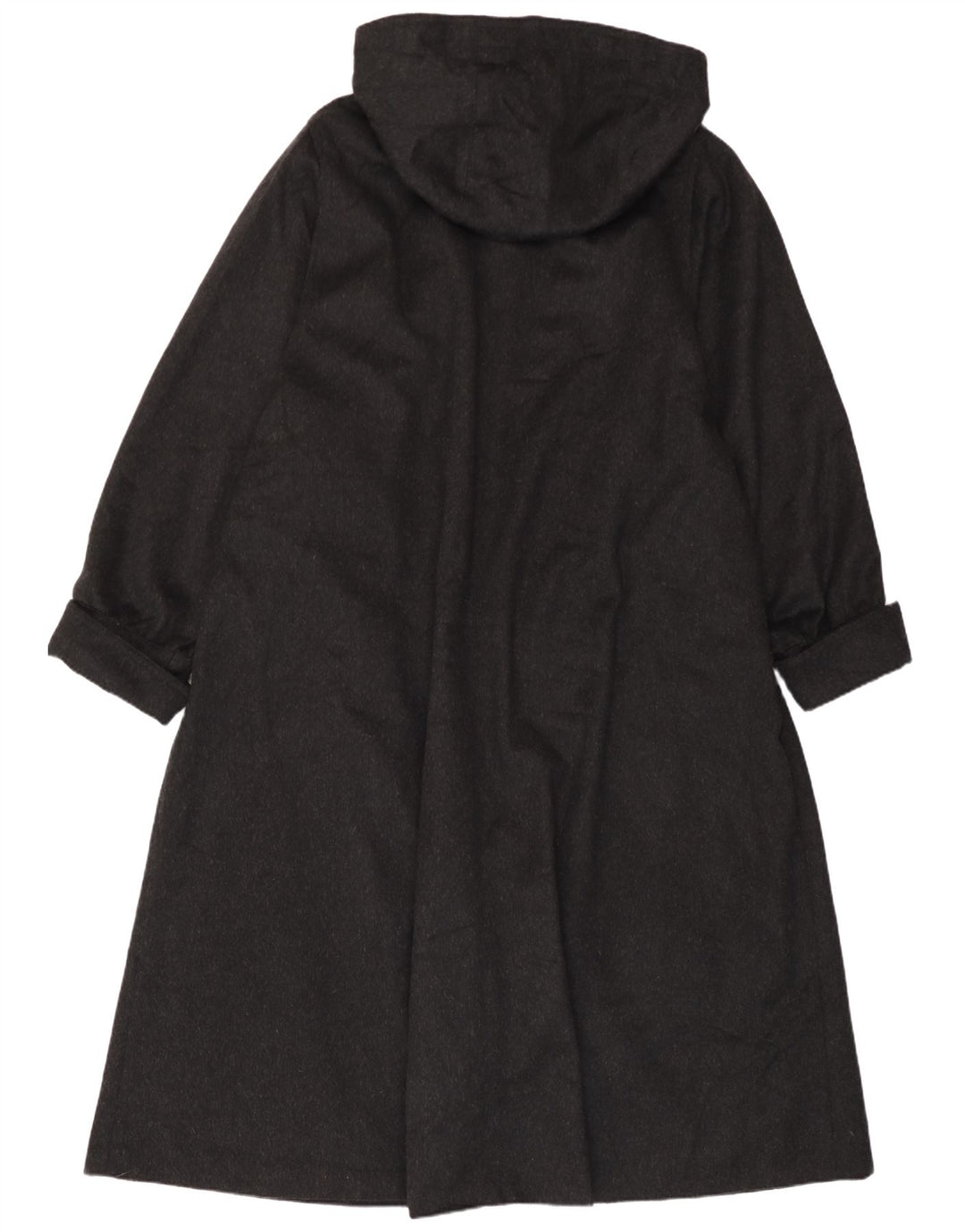 Yessica Womens Hooded Oversized Overcoat EU 44 XL Grey Wool