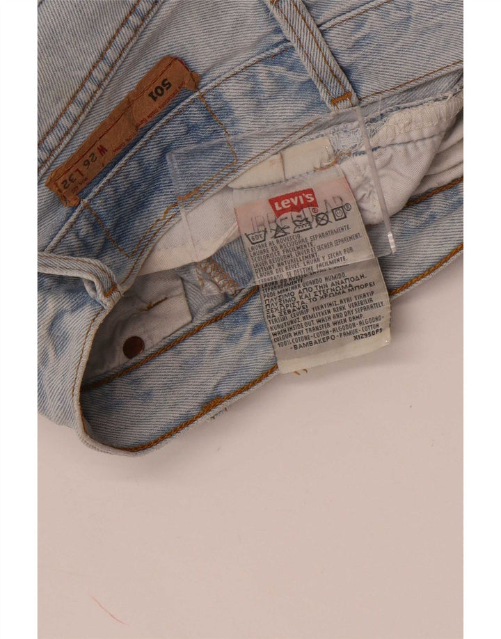 Levi's Mens 501 Denim Shorts W26 XS Blue Cotton