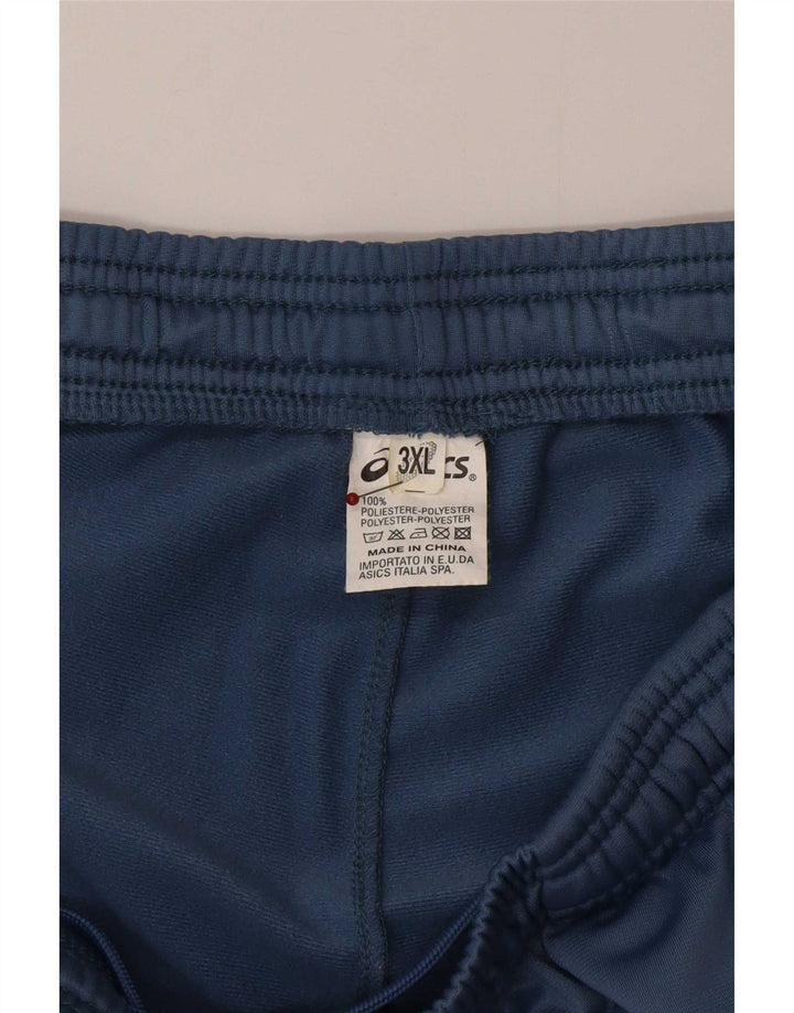 Asics Mens Tracksuit Trousers 3XL Blue Polyester