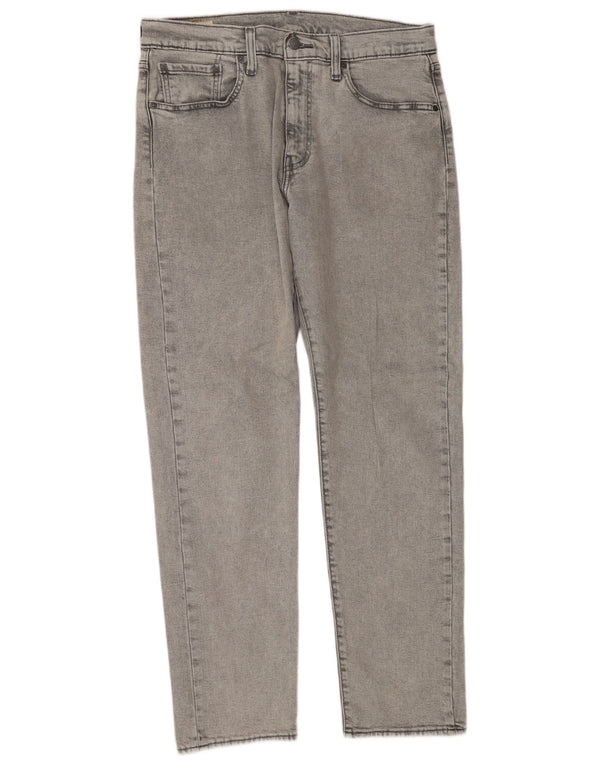 Levi's Mens 502 Tapered Jeans W33 L32 Grey Cotton