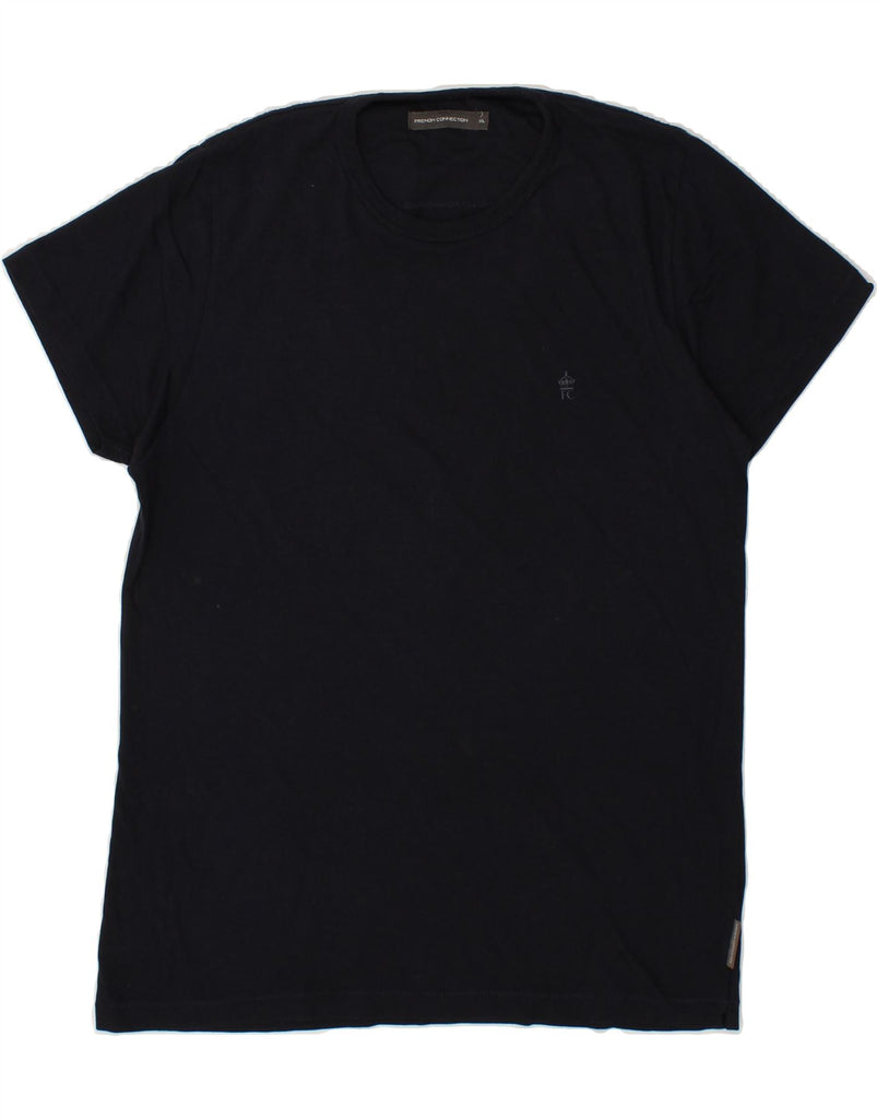 FRENCH CONNECTION Mens T-Shirt Top XL Navy Blue Cotton Vintage French Connection and Second-Hand French Connection from Messina Hembry 