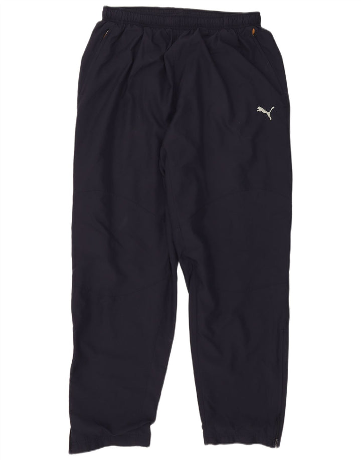 Puma Mens Tracksuit Trousers XL  Navy Blue Polyester
