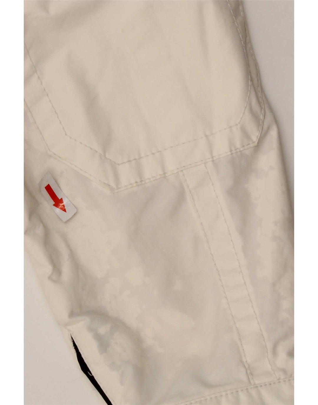 Museum Mens Graphic Utility Jacket UK 38 Medium White Colourblock Nylon