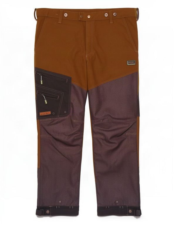 Swedteam Mens Workwear Straight Cargo Trousers W38 L29 Brown Colourblock