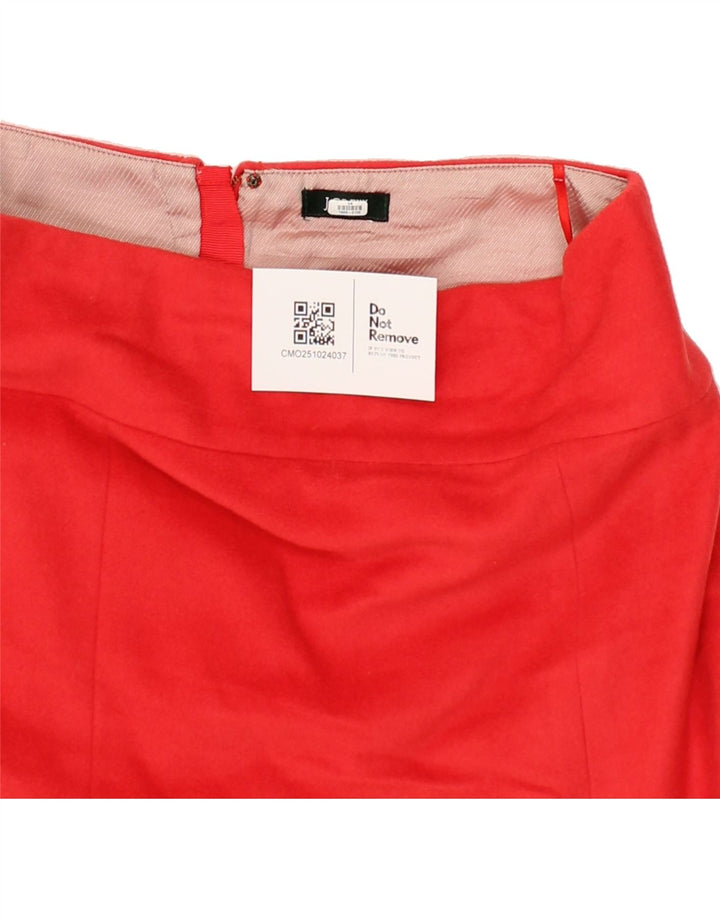J. CREW Womens A-Line Skirt  W30 Medium Red Vintage J. Crew and Second-Hand J. Crew from Messina Hembry 