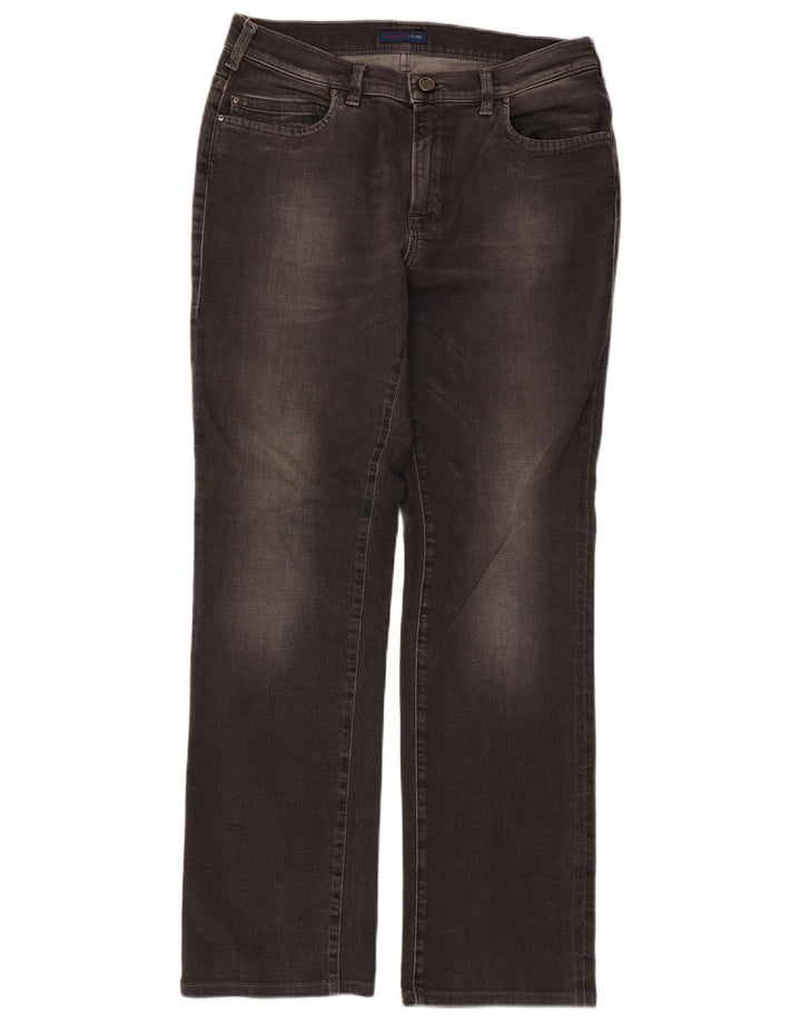 Trussardi Womens Straight Jeans W30 L29 Grey Cotton