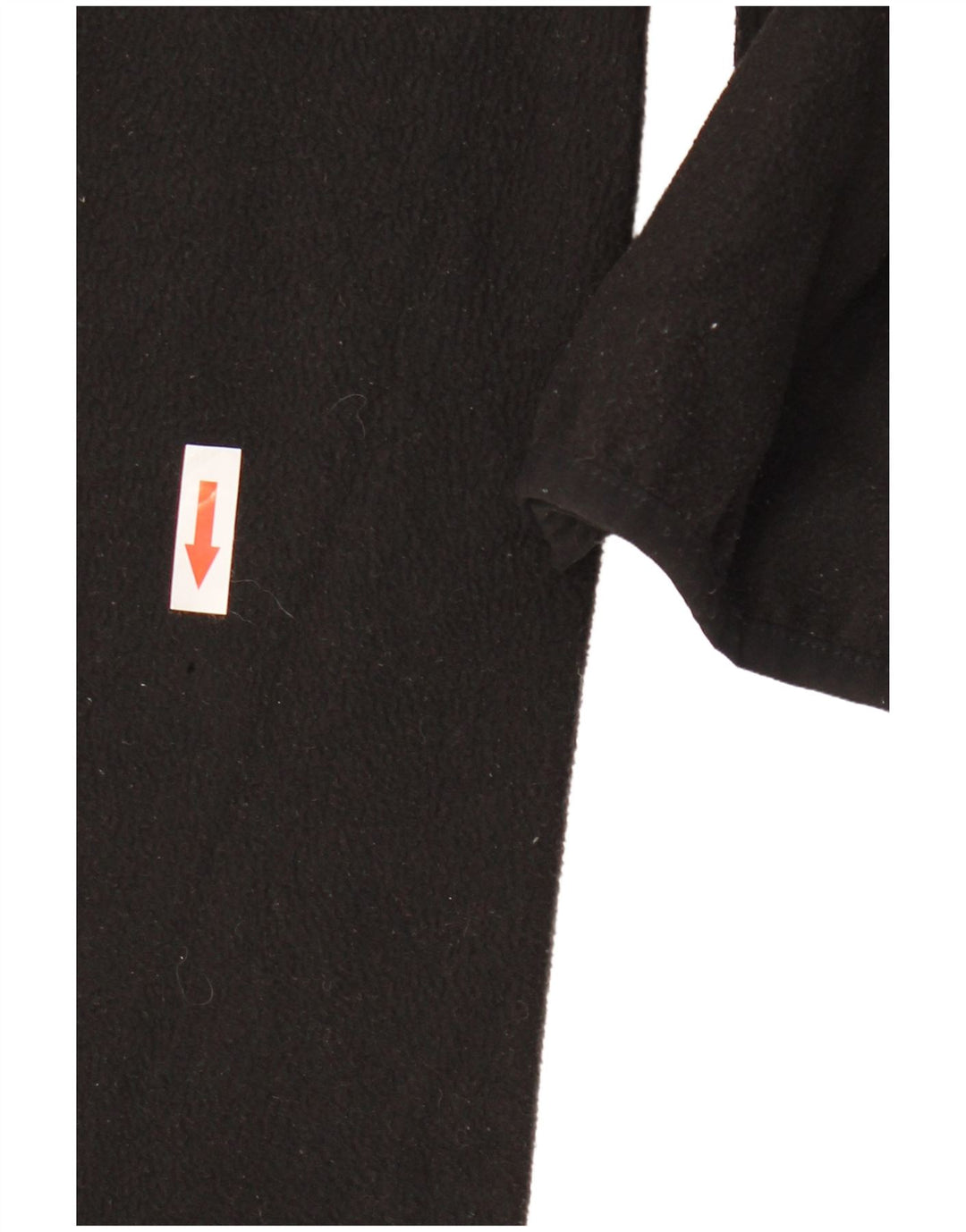 The North Face Mens Zip Neck Fleece Jumper 2XL Black Polyester