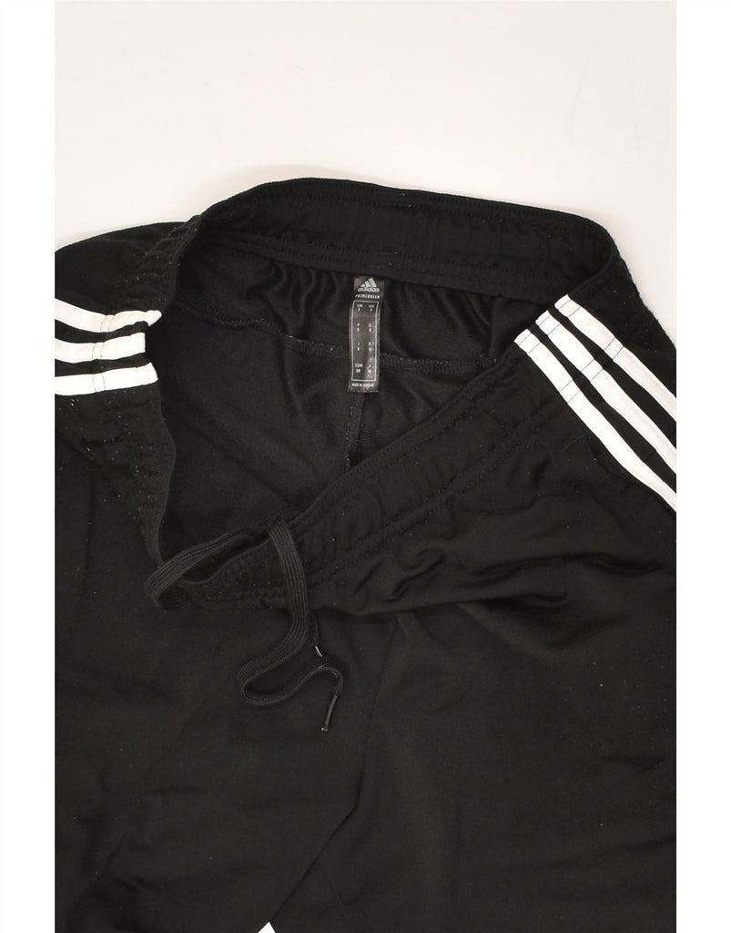 ADIDAS Mens Tracksuit Trousers Joggers Small Black Polyester | Vintage Adidas | Thrift | Second-Hand Adidas | Used Clothing | Messina Hembry 