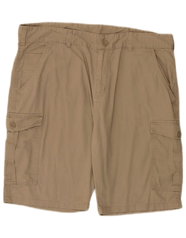 Mountain Warehouse Mens Cargo Shorts W38 XL Khaki Cotton