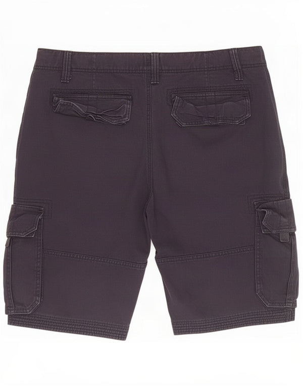 Fat Face Mens Cargo Shorts XL W38 Navy Blue Cotton