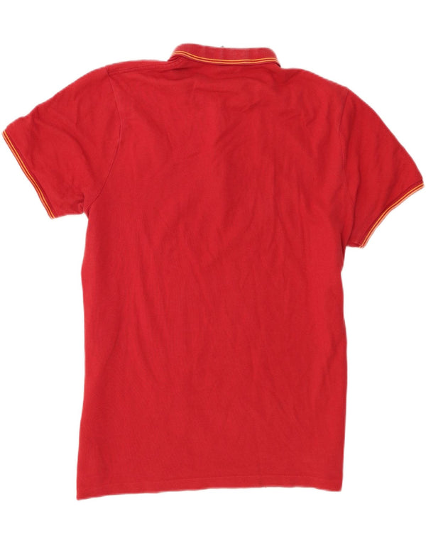 Nike Mens Galata Saray Polo Shirt Medium Red Striped Cotton