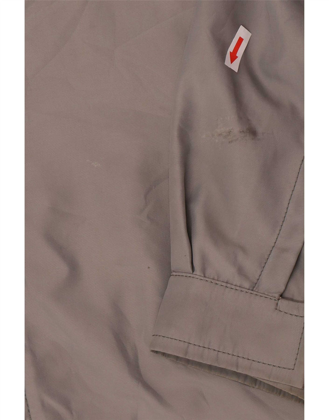 Trussardi Mens Bomber Jacket IT 52 XL Grey Polyester Classic