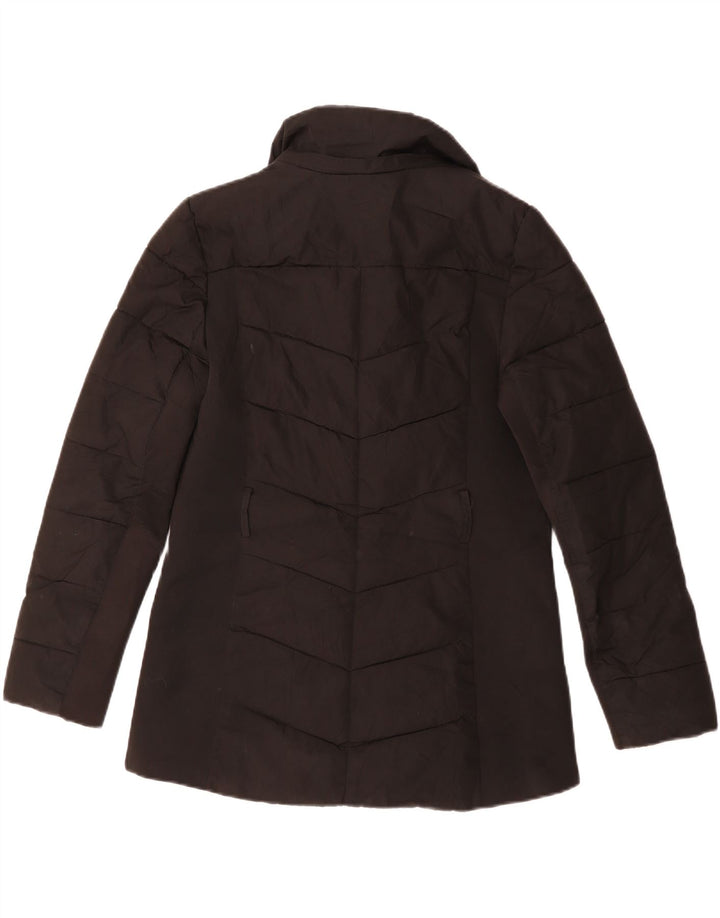 LONDON FOG Womens Oversized Padded Jacket UK 10 Small Black Polyester