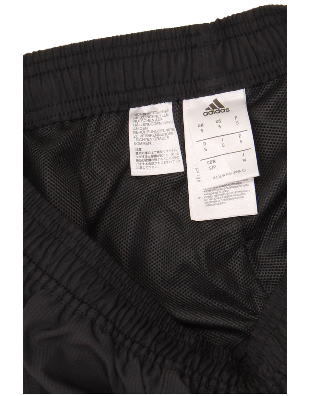 Adidas Mens Climalite Tracksuit Trousers Small  Black Polyester