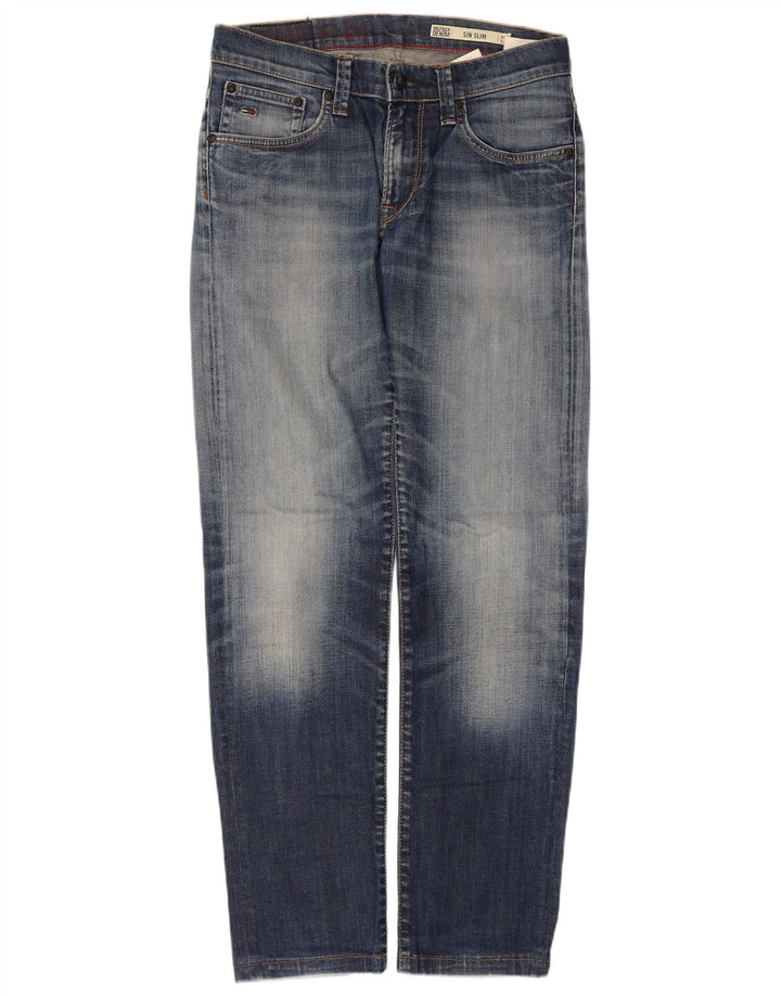 Tommy Hilfiger Mens Slim Jeans W31 L30 Blue Cotton