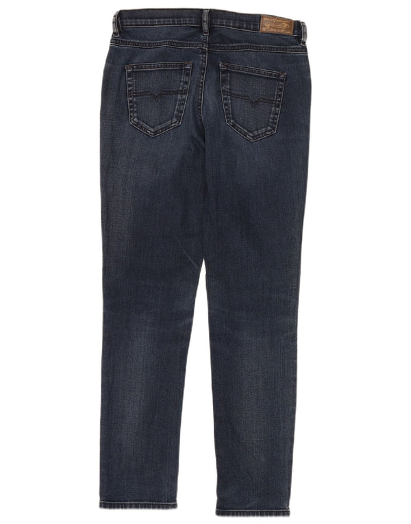 DIESEL Womens Slim Jeans W24 L30 Blue Cotton