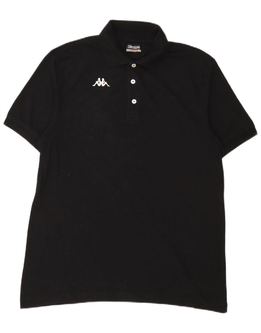 Kappa Mens Polo Shirt XL Black