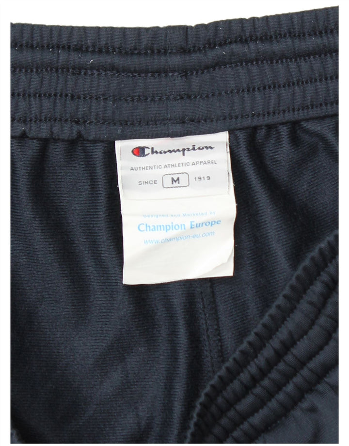 Champion Mens Tracksuit Trousers Medium  Navy Blue Polyester