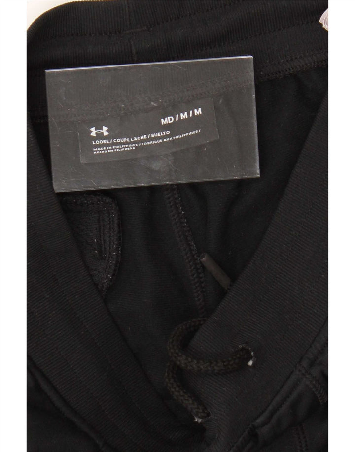 Under Armour Mens Tracksuit Trousers Joggers Medium Black Polyester